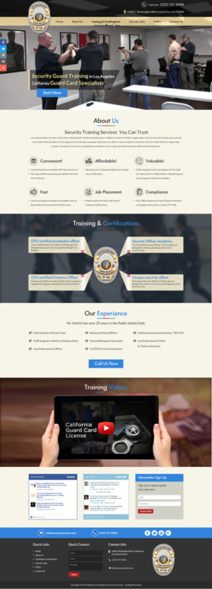 Web Design by Sbss for Public Safety Institute | Design: #11374135