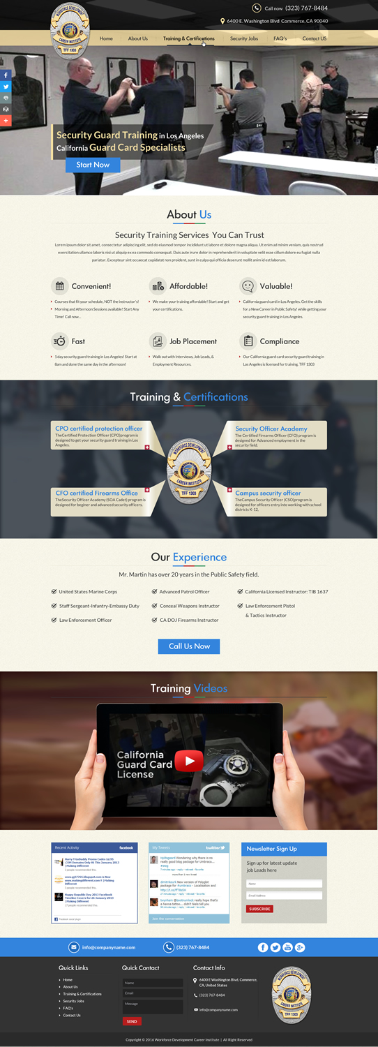 Web Design by Sbss for Public Safety Institute | Design #11381106