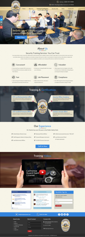 Web Design by Sbss for Public Safety Institute | Design: #11381107