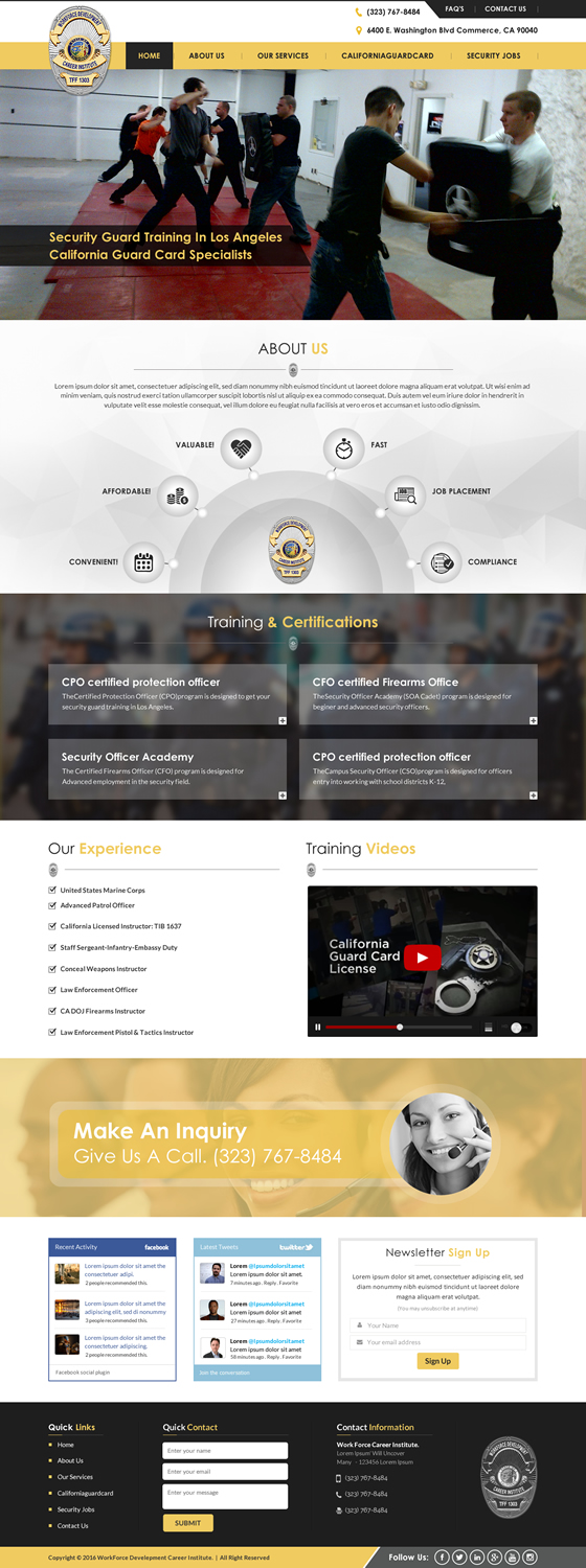 Web Design by Sbss for Public Safety Institute | Design #11381108
