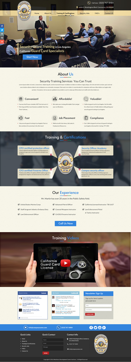 Diseño Web por Sbss para Public Safety Institute | Diseño #11381110