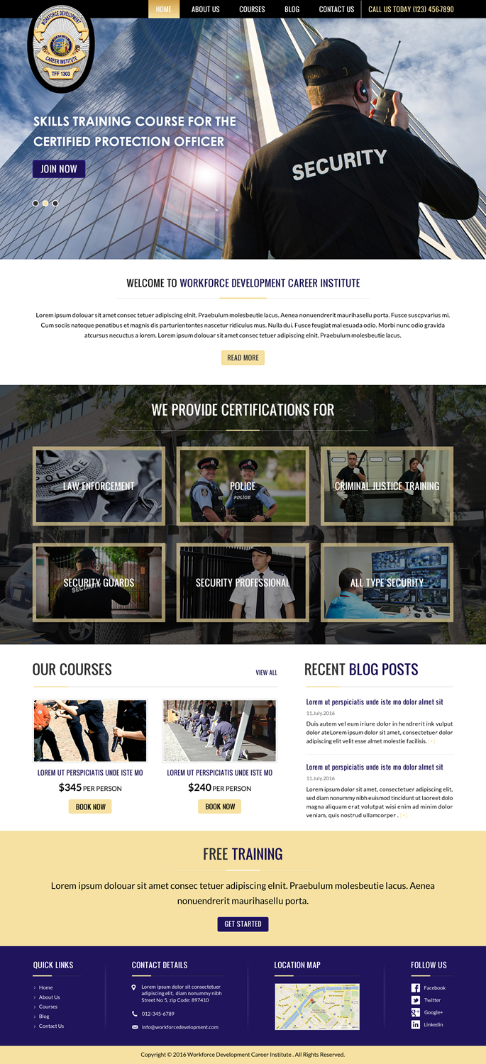 Web Design by Sbss for Public Safety Institute | Design #11441835