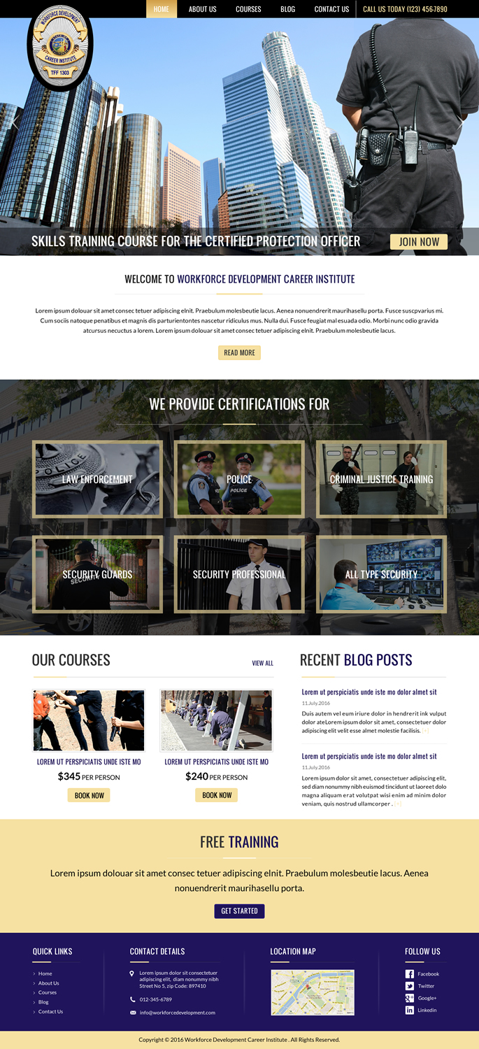Web Design by Sbss for Public Safety Institute | Design #11441837