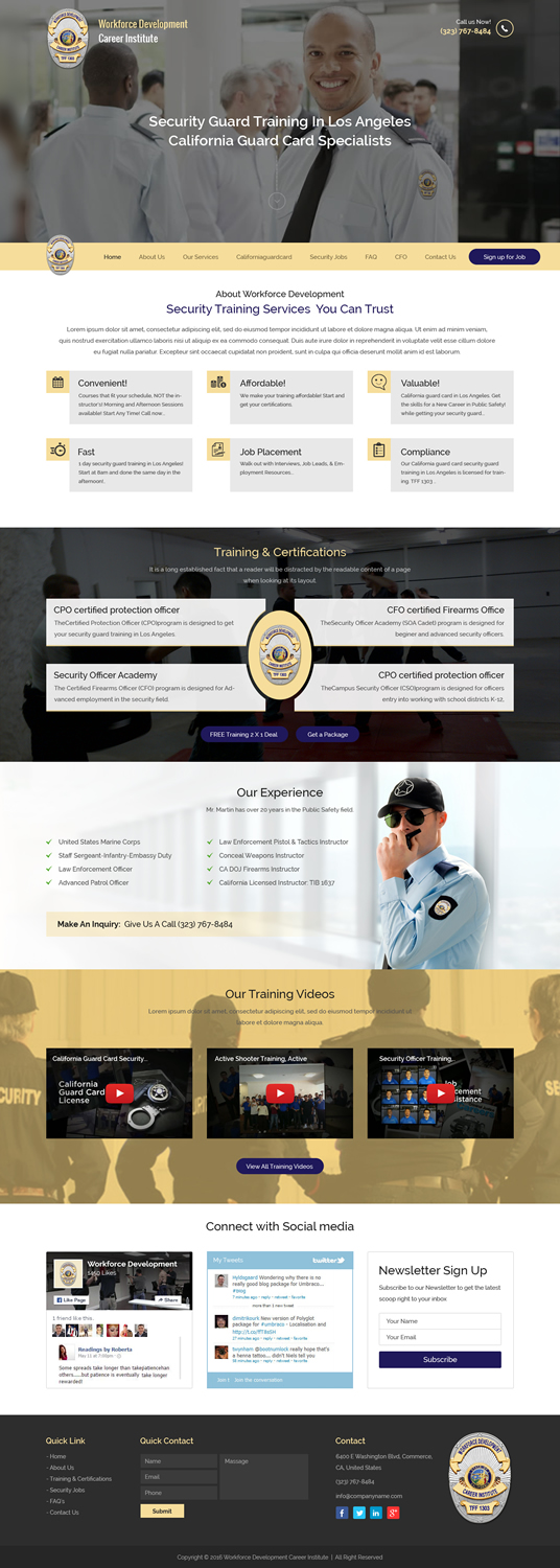 Web Design by Sbss for Public Safety Institute | Design #11450331