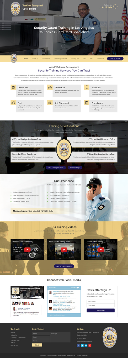 Web Design by Sbss for Public Safety Institute | Design #11450332