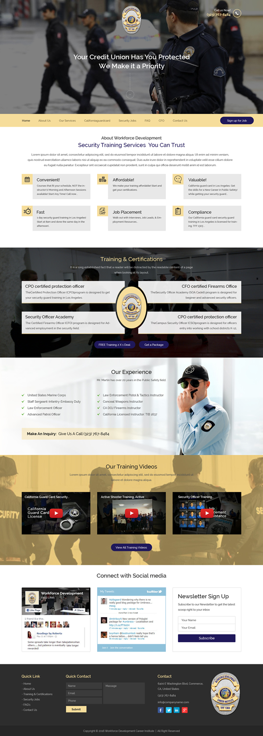 Web Design par Sbss pour Public Safety Institute | Design #11452850