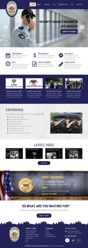 Web Design by rightway for Public Safety Institute | Design: #11460733