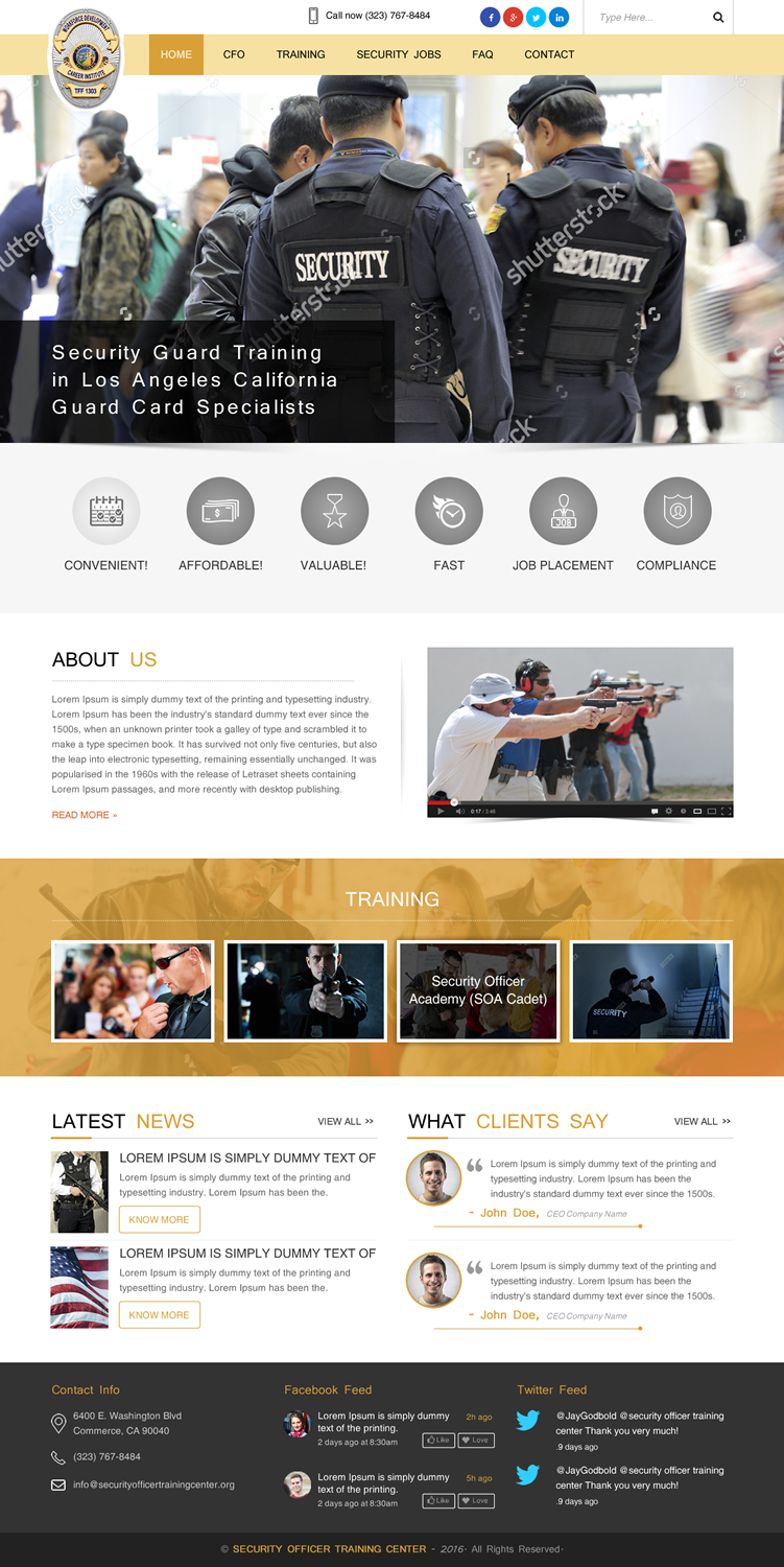 Diseño Web por rightway para Public Safety Institute | Diseño #11460764