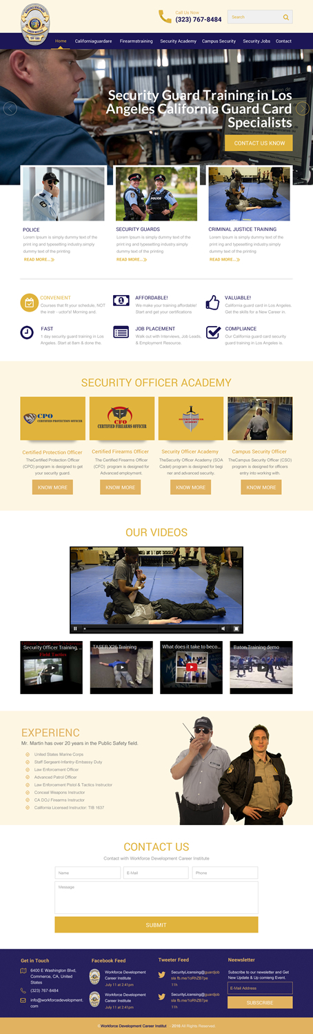 Web Design by rightway for Public Safety Institute | Design #11460793