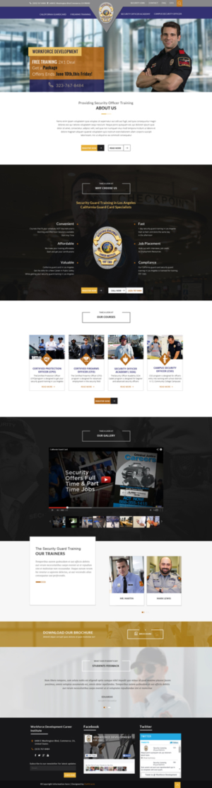 Web Design by Da Miracle for Public Safety Institute | Design #11428919