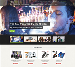 Web Design by pushCreative for IVapor Depot | Design #2382566