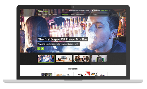 Web Design par pushCreative pour IVapor Depot | Design #2383234