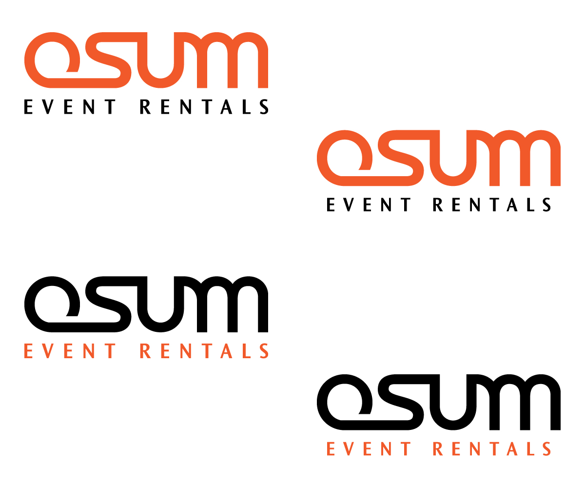 Logo Design by Slobodan Cagic for OSUM Event Rentals | Design #2317722