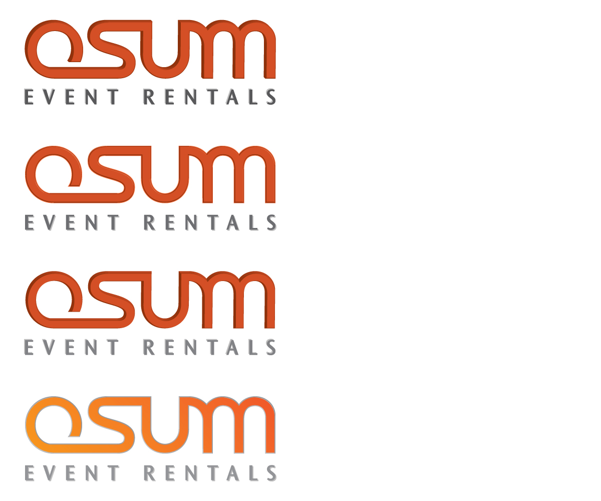 Logo Design by Slobodan Cagic for OSUM Event Rentals | Design #2349010