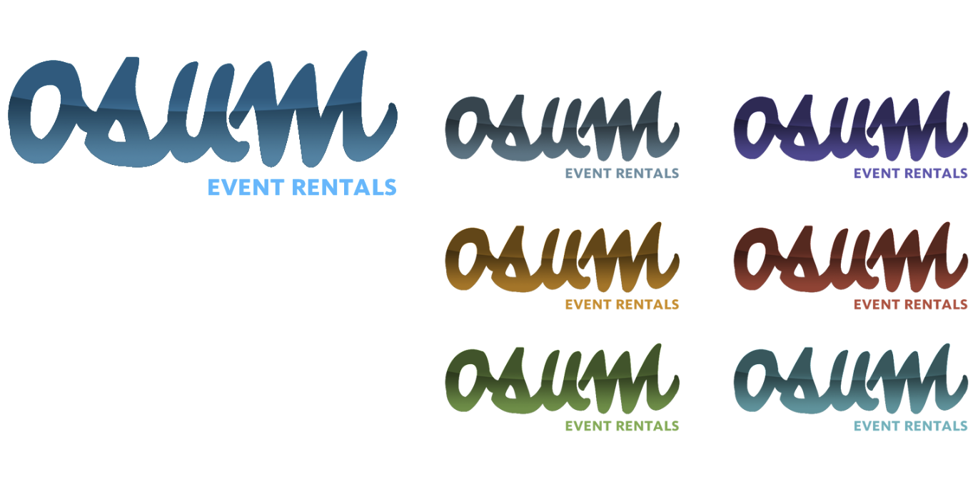 Logo Design by jet2dresq for OSUM Event Rentals | Design #2313198