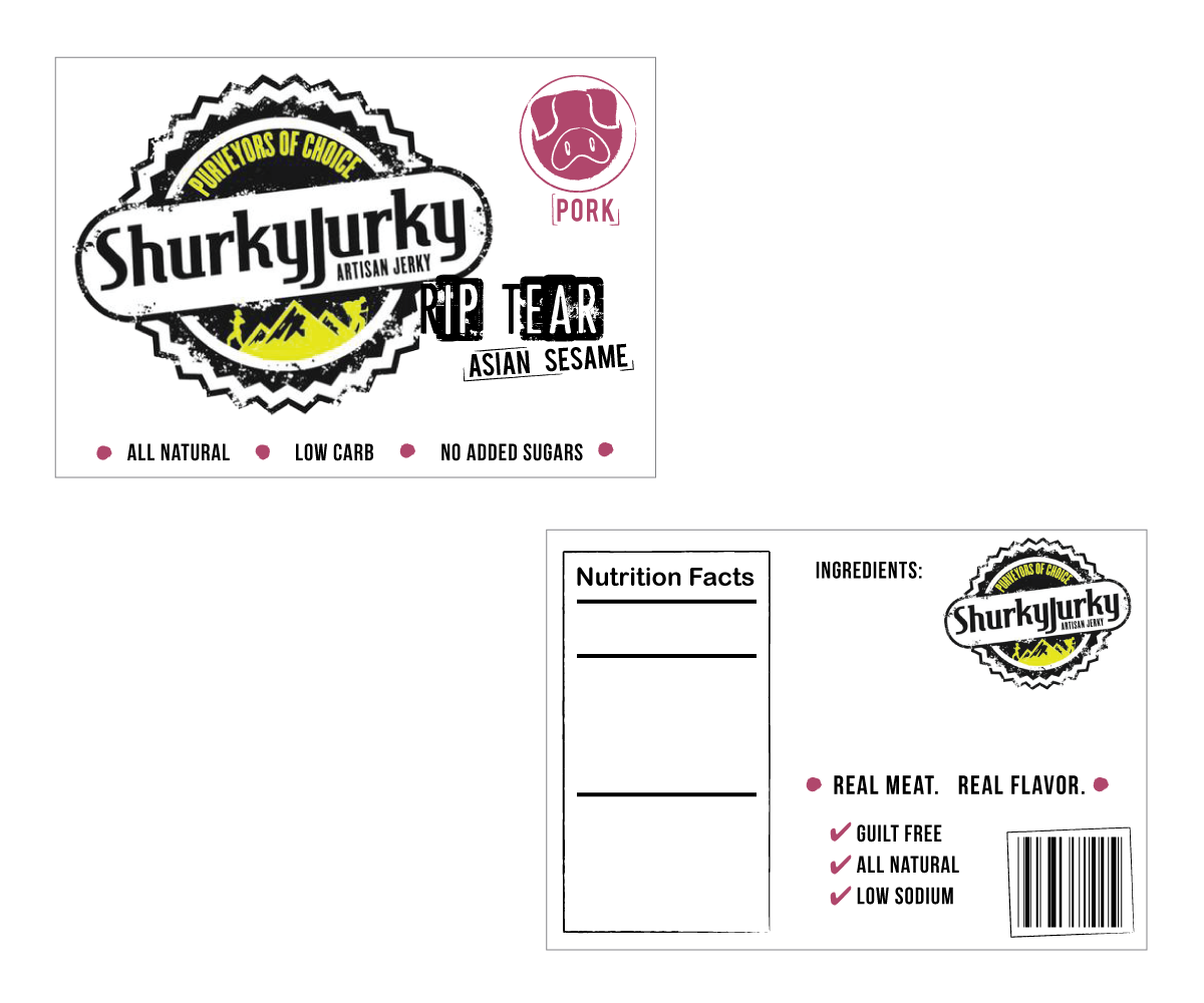 Design Emballage par  sylma pour Shurky Jurky | Design #2324671