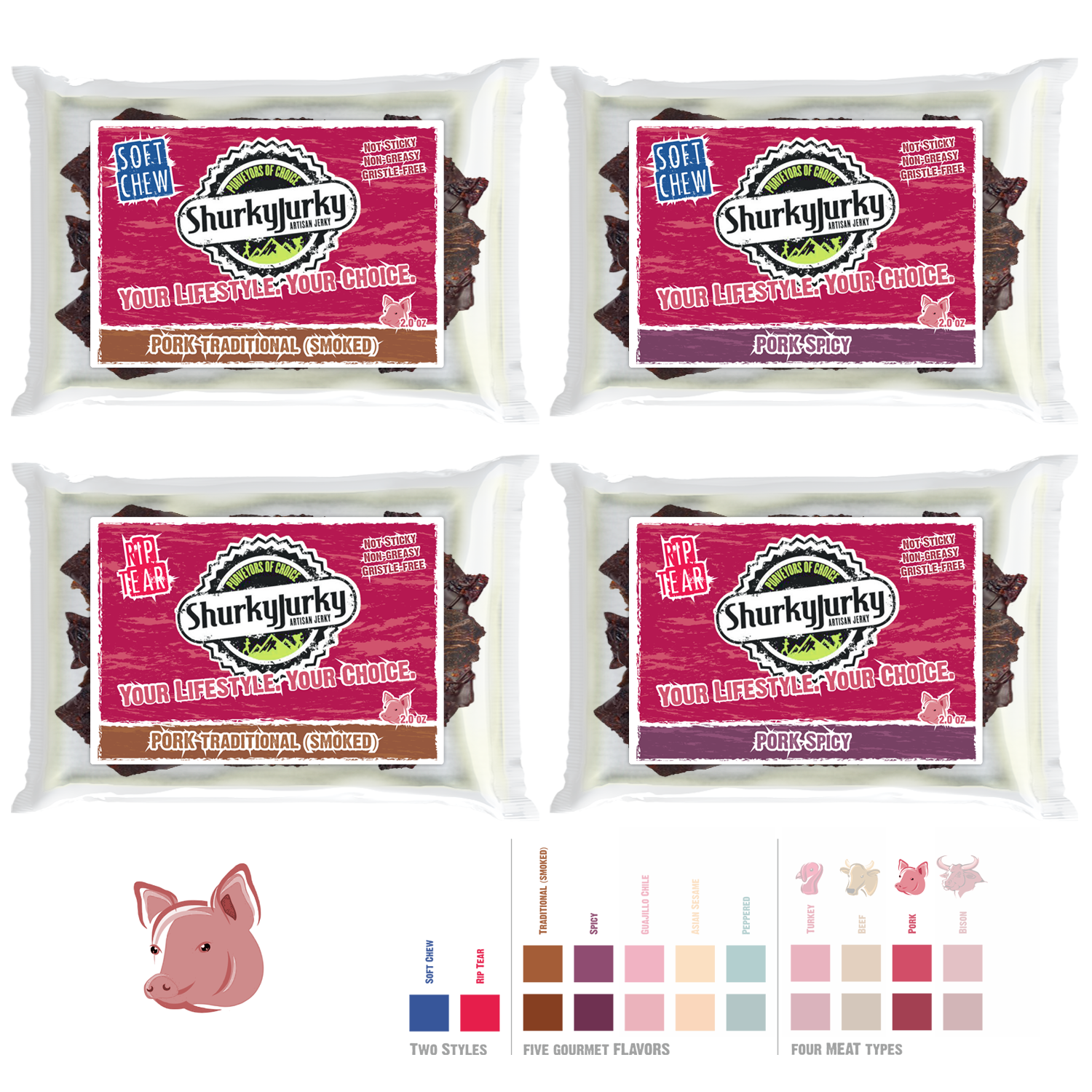 Packaging Design by Craig Steel Design for Shurky Jurky | Design #2341013