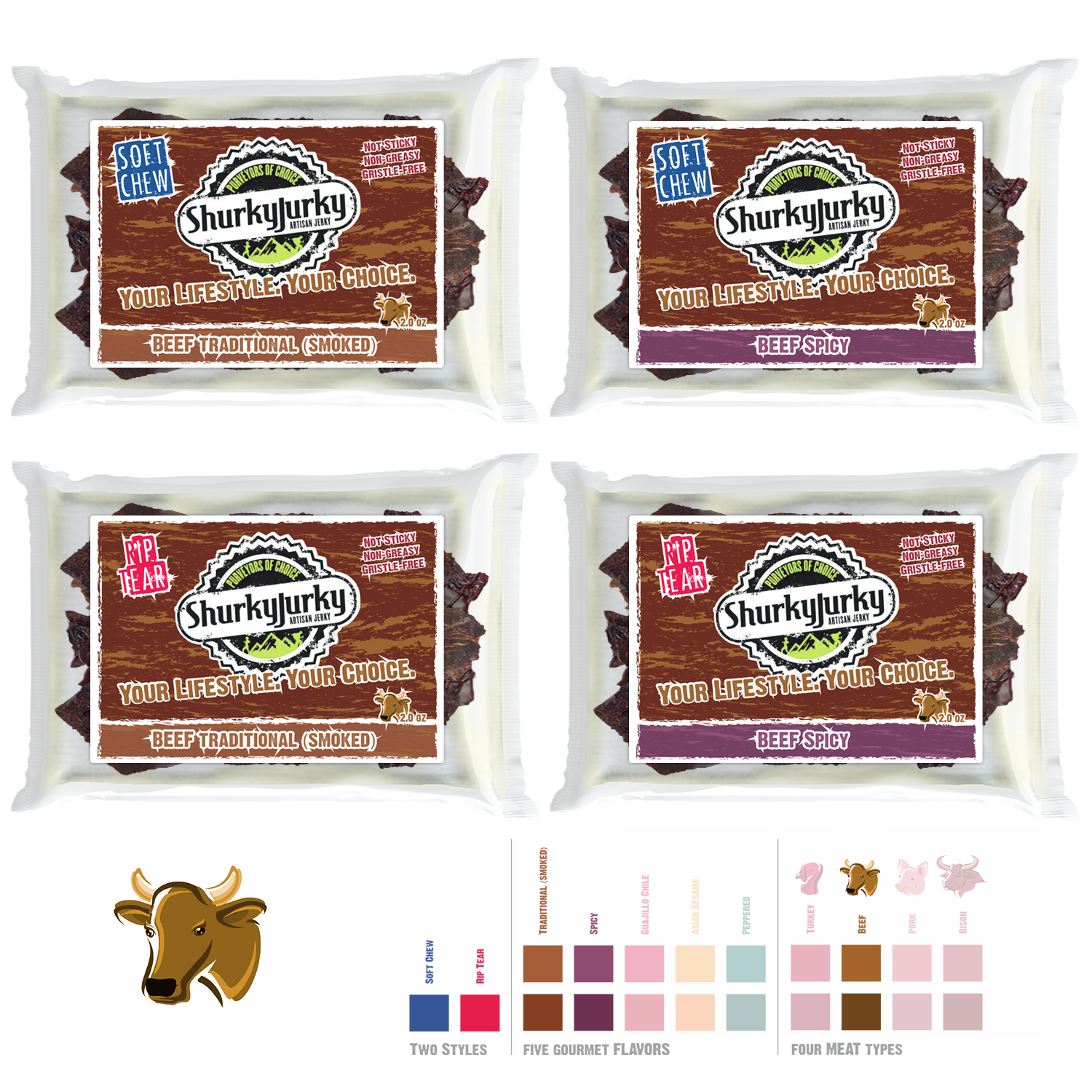 Packaging Design by Craig Steel Design for Shurky Jurky | Design #2341022