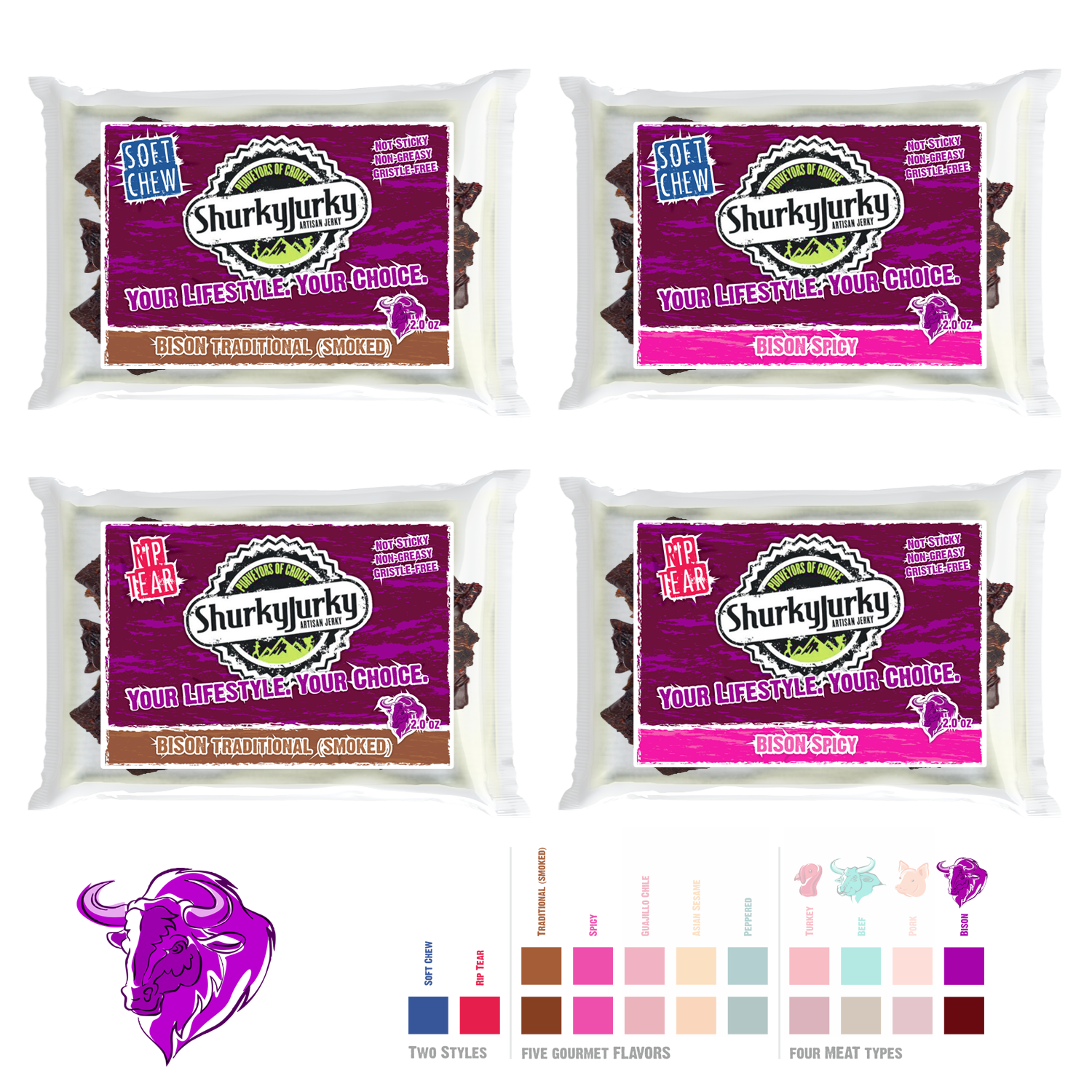 Packaging Design by Craig Steel Design for Shurky Jurky | Design #2358275