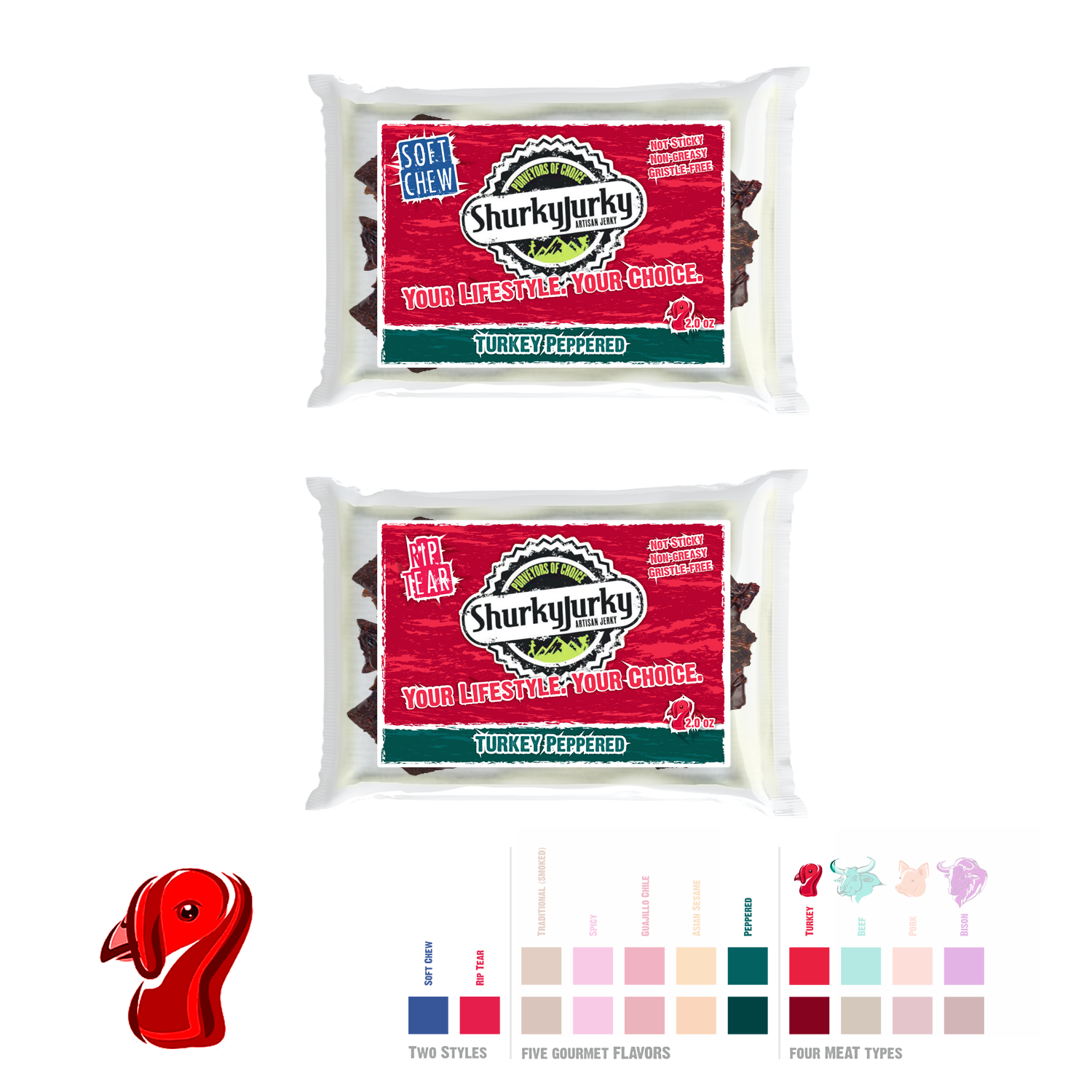 Packaging Design by Craig Steel Design for Shurky Jurky | Design #2358282