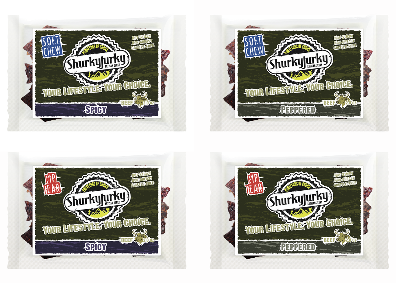 Packaging Design by Craig Steel Design for Shurky Jurky | Design #2379732