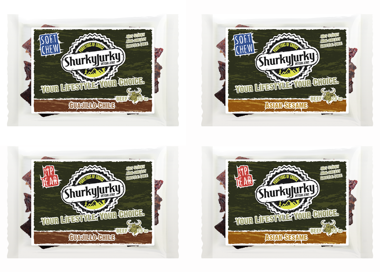 Verpackungs-Design von Craig Steel Design für Shurky Jurky | Design #2379759