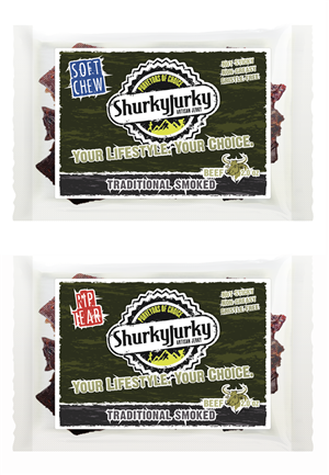 Packaging Design by Craig Steel Design for Shurky Jurky | Design: #2379762