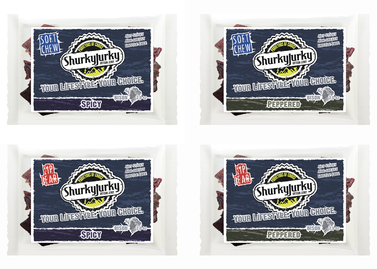 Packaging Design by Craig Steel Design for Shurky Jurky | Design #2379763