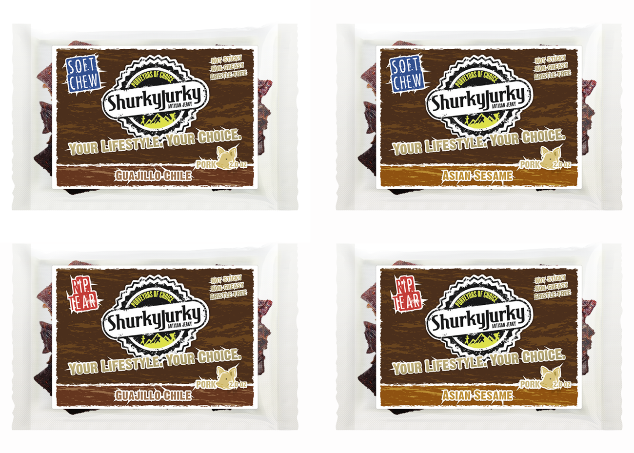 Packaging Design by Craig Steel Design for Shurky Jurky | Design #2379787