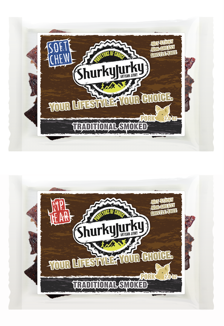 Packaging Design by Craig Steel Design for Shurky Jurky | Design #2379790