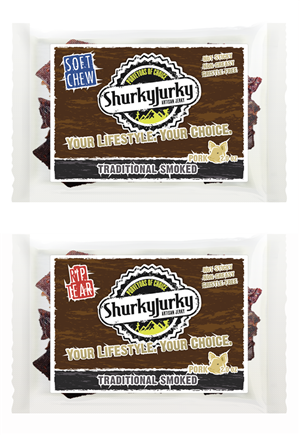 Packaging Design by Craig Steel Design for Shurky Jurky | Design: #2379790