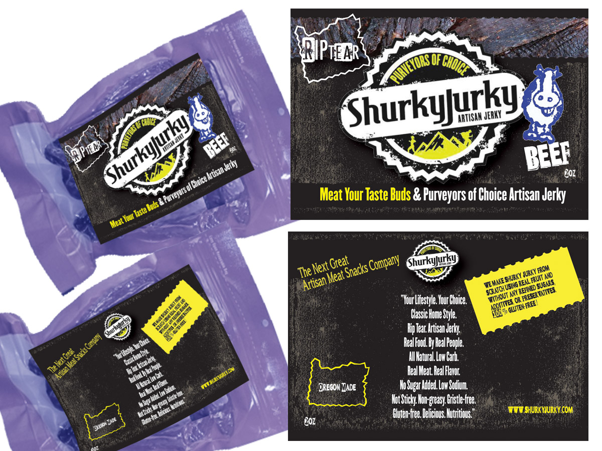 Packaging Design by Soula Vetter for Shurky Jurky | Design #2339841