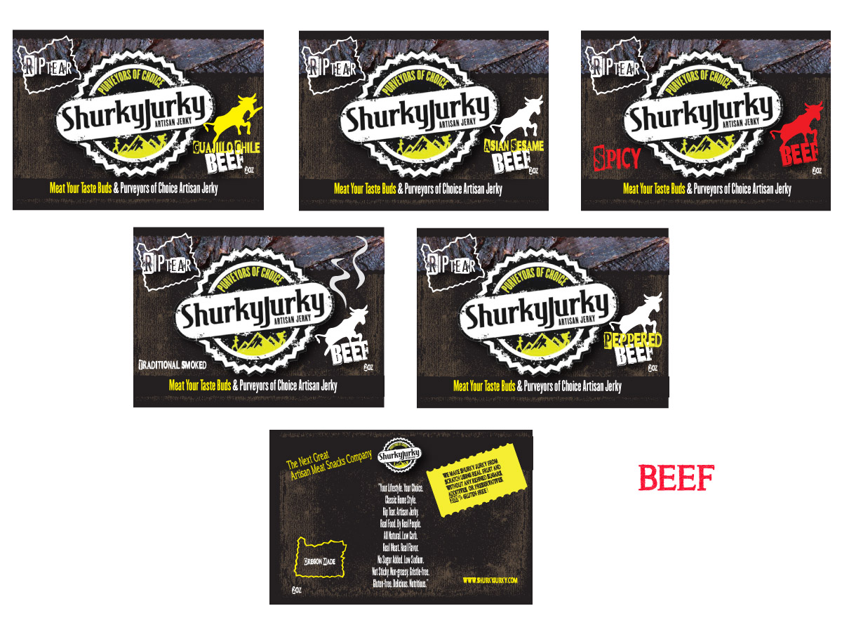 Packaging Design by Soula Vetter for Shurky Jurky | Design #2345790