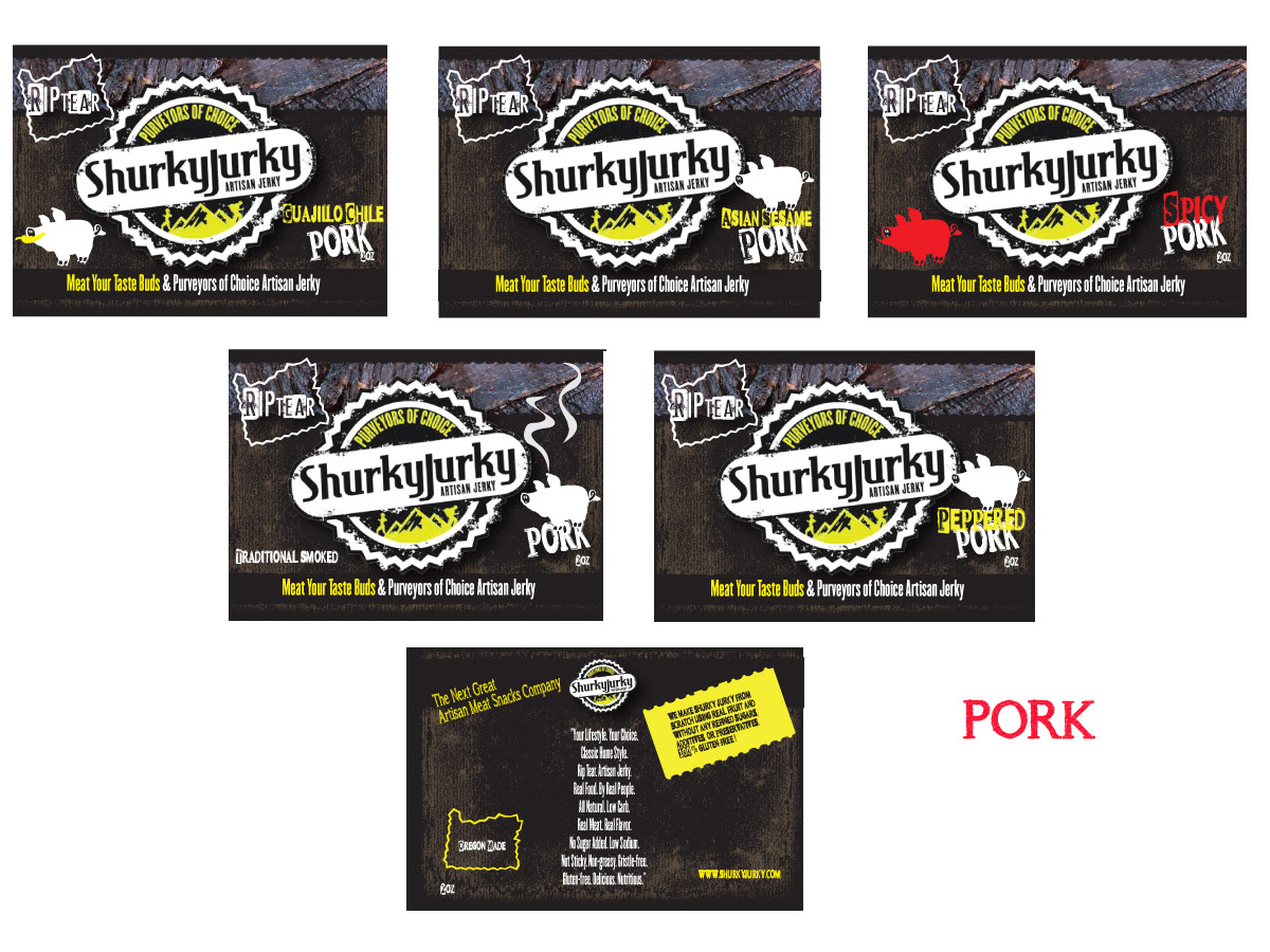 Packaging Design by Soula Vetter for Shurky Jurky | Design #2345795