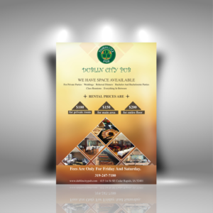 Brochure Design by uk for Dublin City Pub | Design: #11389472