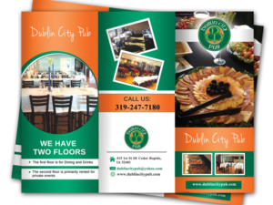 Brochure Design by creative.bugs for Dublin City Pub | Design: #11422072