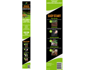 Landscape Fabric paper roll label design