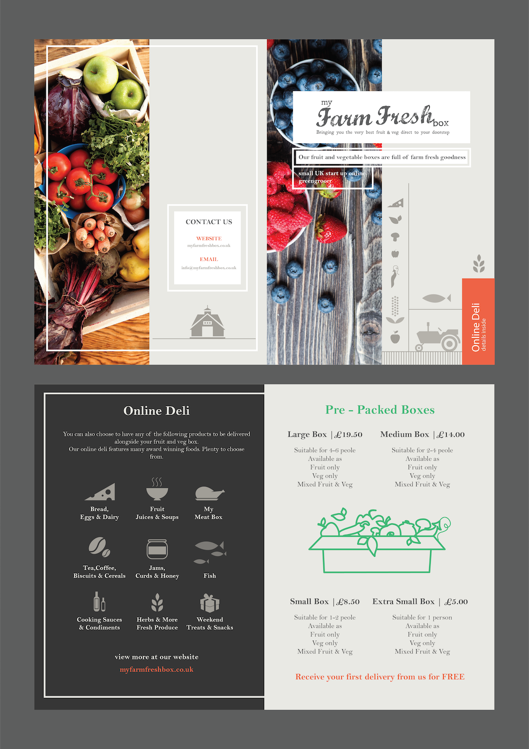 Flyer Design by dii for My Farm Fresh Box | Design #11395797