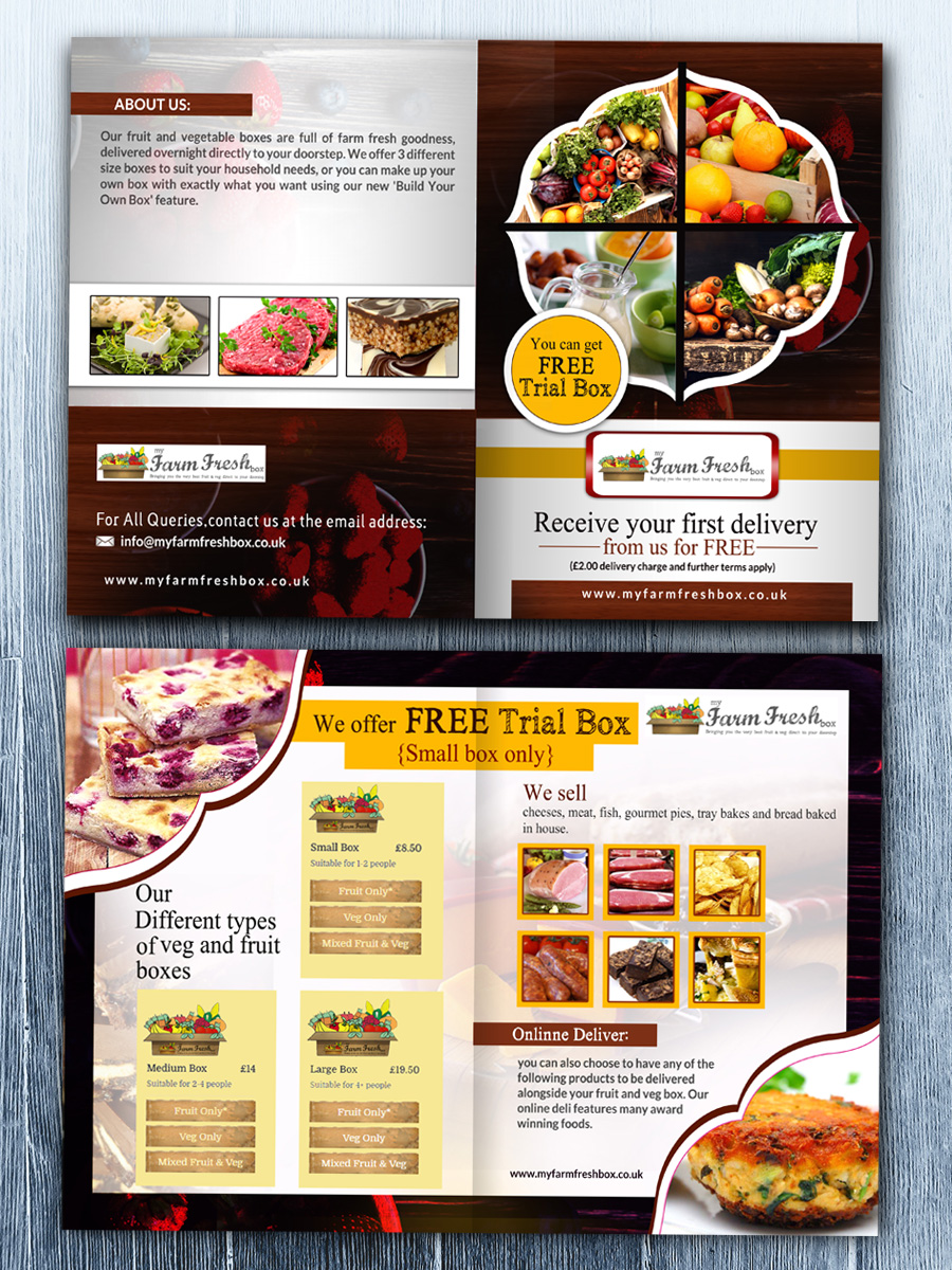 Flyer Design by creative.bugs for My Farm Fresh Box | Design #11397544