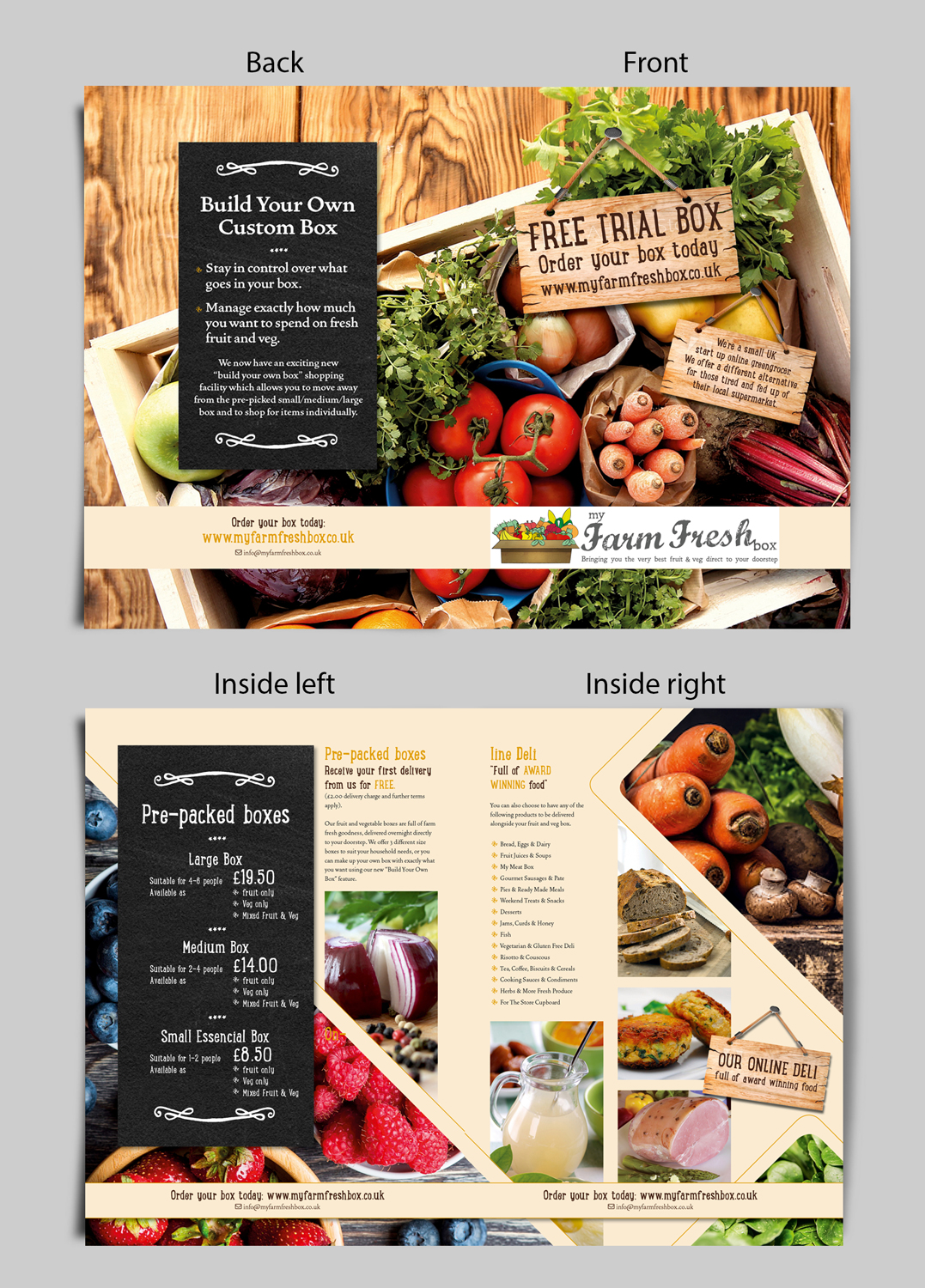 Flyer Design by Yoyoyo for My Farm Fresh Box | Design #11393499