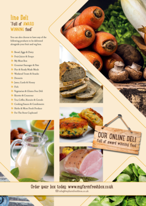 Flyer-Design von Yoyoyo für My Farm Fresh Box | Design: #11393501