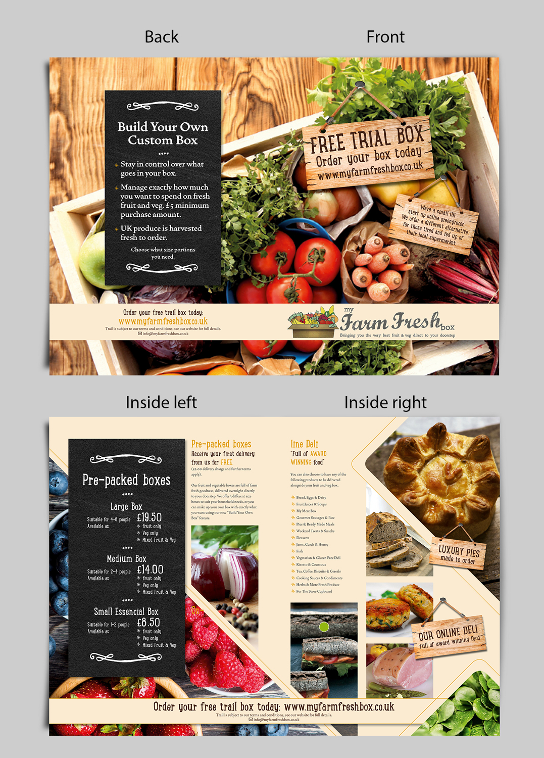 Flyer Design by Yoyoyo for My Farm Fresh Box | Design #11423019