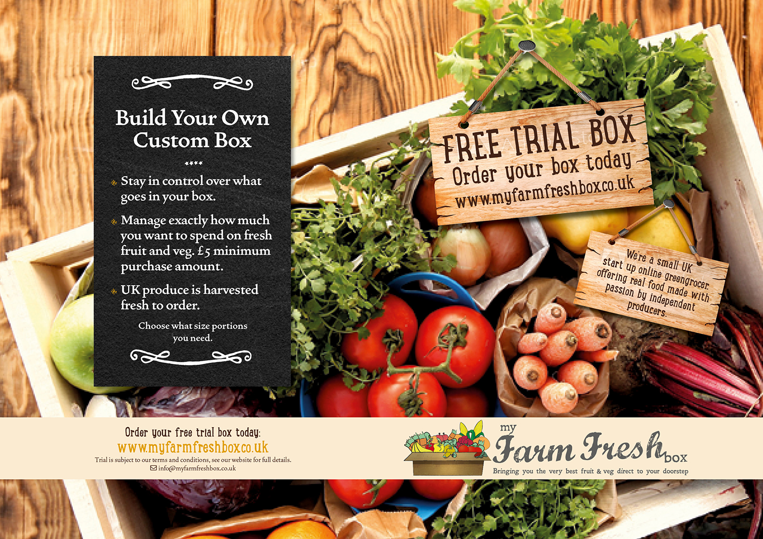 Flyer Design by Yoyoyo for My Farm Fresh Box | Design #11445801