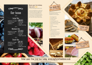 Flyer Design by Yoyoyo for My Farm Fresh Box | Design: #11445802