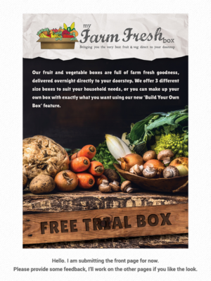 Flyer Design by Levardos for My Farm Fresh Box | Design: #11387817