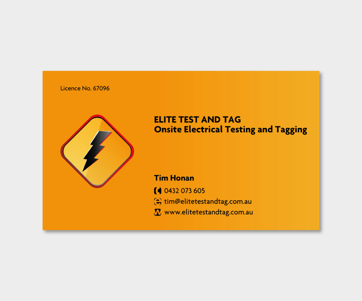Design de Carte de Visite par dxp pour Elite Test and Tag | Design #2319650