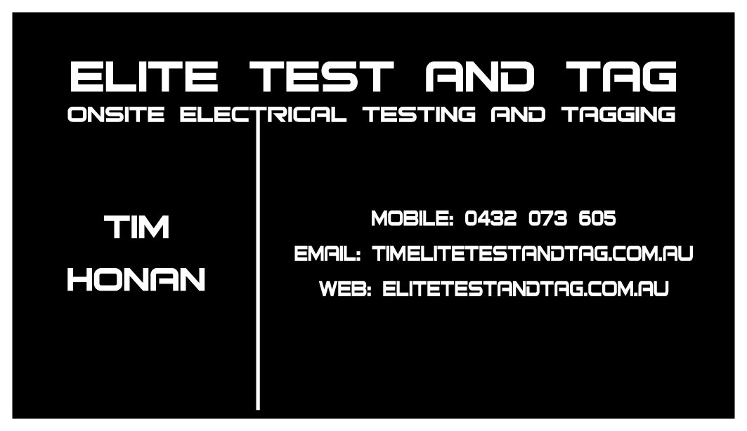 Design de Carte de Visite par Omar Khalil Walker pour Elite Test and Tag | Design #2335089