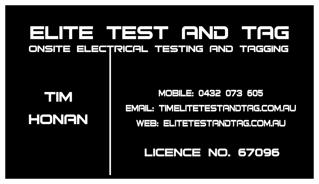 Business Card Design by Omar Khalil Walker for Elite Test and Tag | Design #2335210