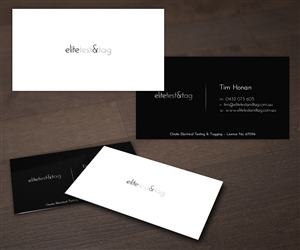 Elite Test and Tag | Business Card Design by FutureDesigne
