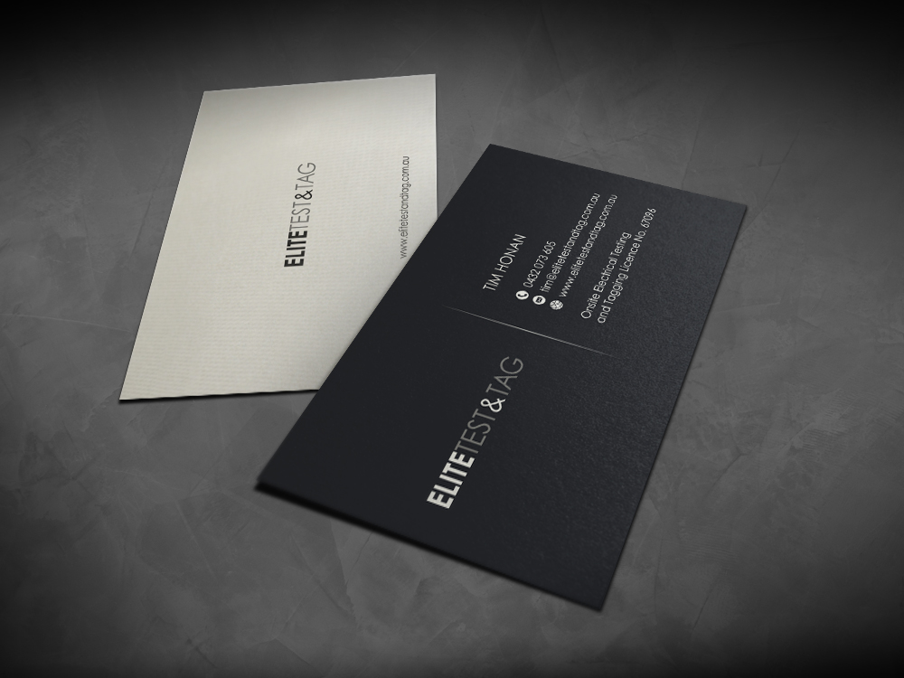 Design de Carte de Visite par logodentity pour Elite Test and Tag | Design #2329998